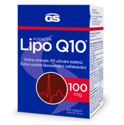 GS Koenzym Lipo Q10 100 mg 60 kapslí