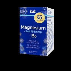 GS Magnesium citrát 1340 mg + B6 100 tablet