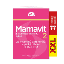 GS Mamavit 2 Těhotenství a kojení XXL 36 tablet + 36 kapslí