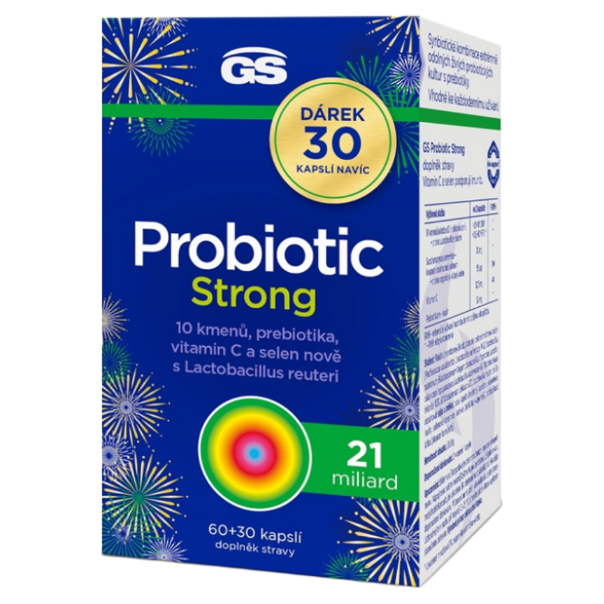 GS Probiotic Strong 60+30 kapslí NAVÍC