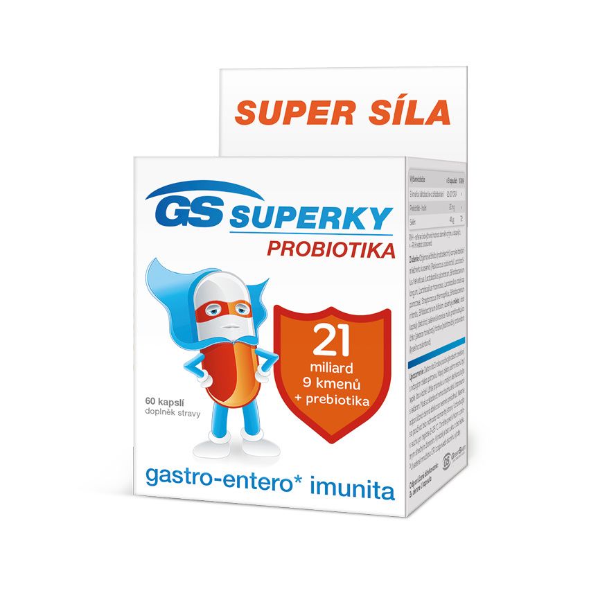 GS Superky probiotika 60 kapslí