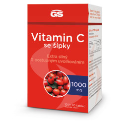 GS Vitamin C 1000 mg se šípky 100 + 20 tablet