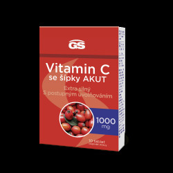 GS Vitamin C 1000 se šípky AKUT, 10 tablet