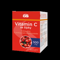 GS Vitamin C 500 + šípky, 50+10 tablet