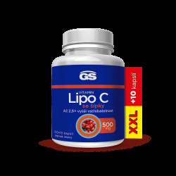 GS Vitamin Lipo C 500 mg se šípky XXL 100 + 10 kapslí