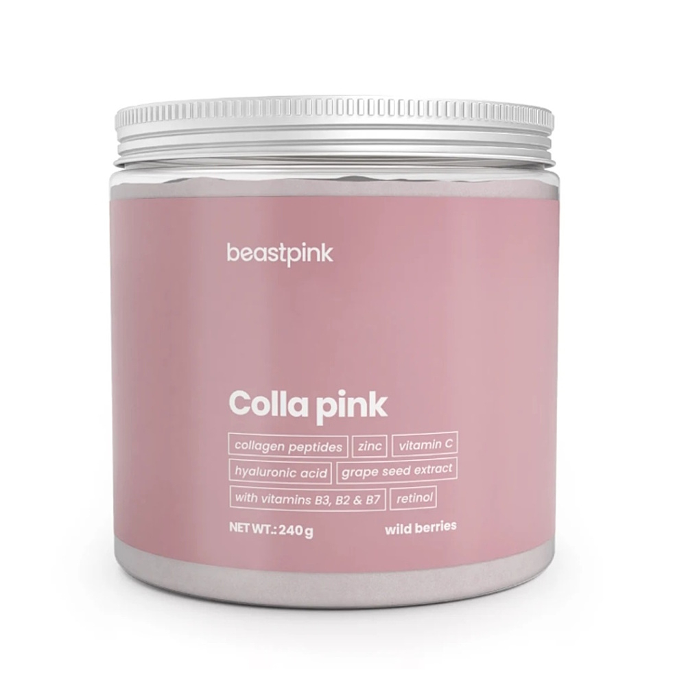 GYMBEAM BeastPink colla pink lesní ovoce 240 g