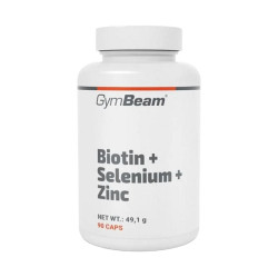 GYMBEAM Biotin + selen + zinek 90 tobolek