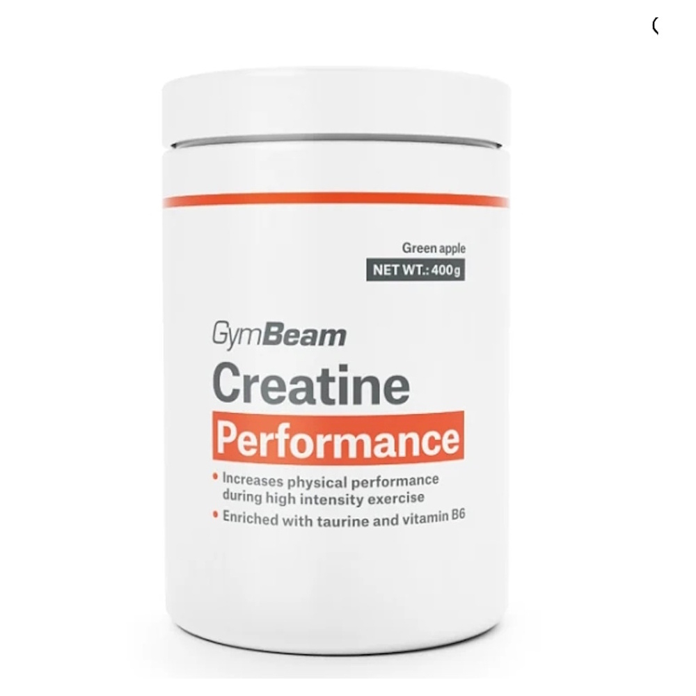 GYMBEAM Creatine performance zelené jablko 400 g