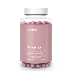 GYMBEAM Glowy hair beastpink 90 kapslí