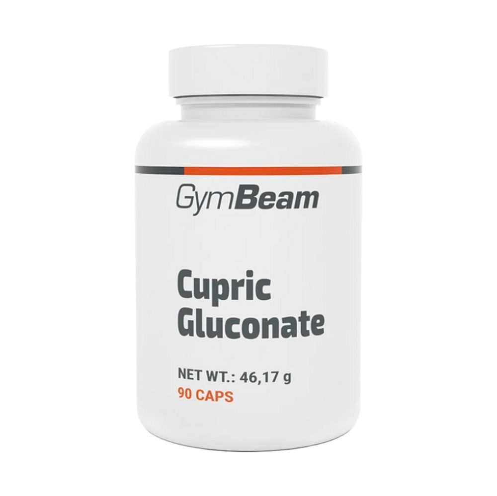 GYMBEAM Glukonan měďnatý 90 kapslí