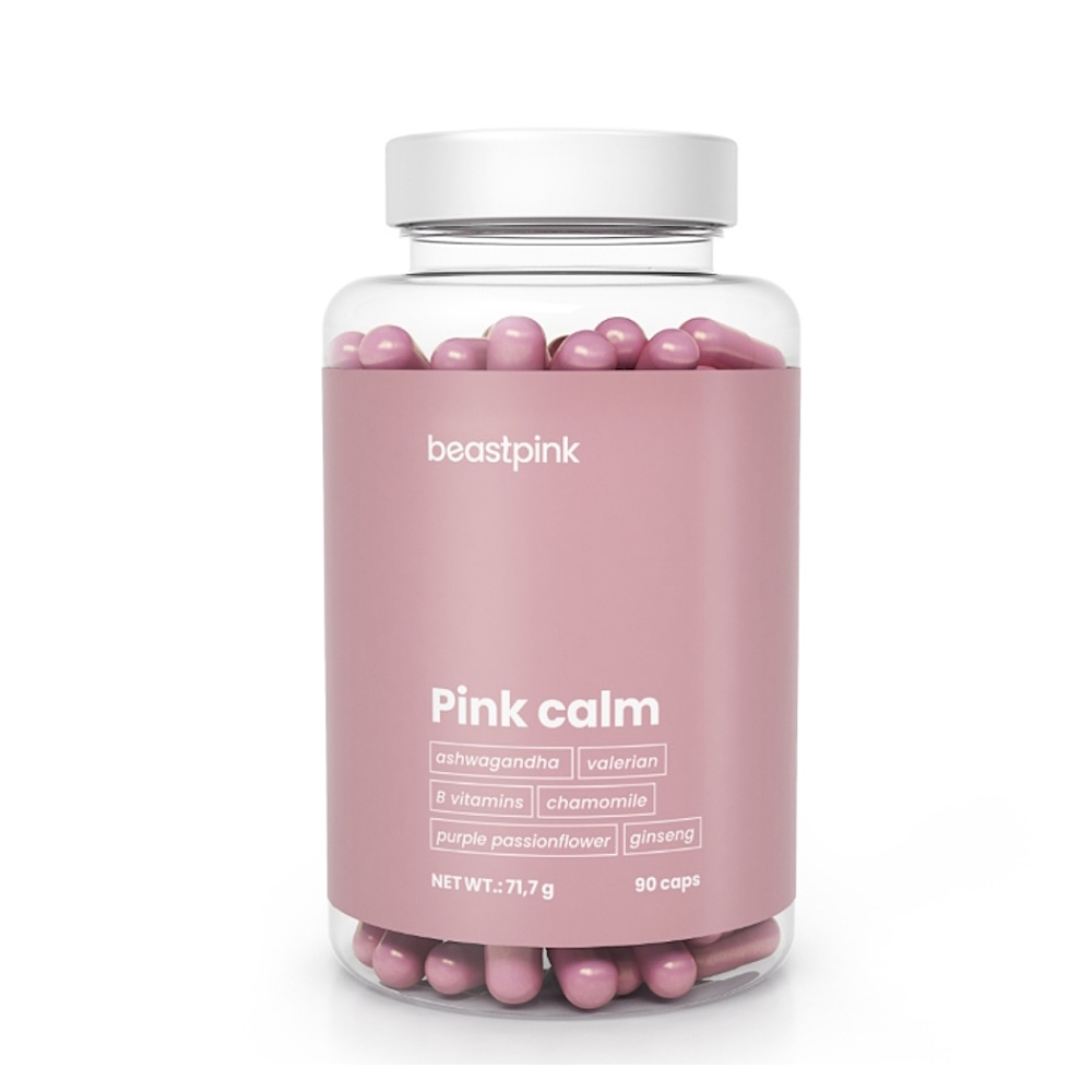 GYMBEAM Pink calm beastpink 90 kapslí