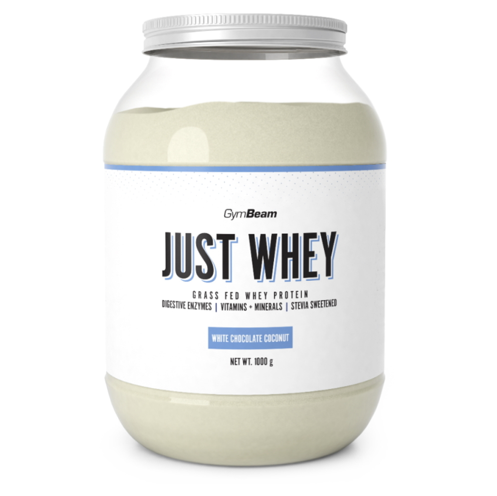 GYMBEAM Protein just whey bílá čokoláda kokos 1000 g