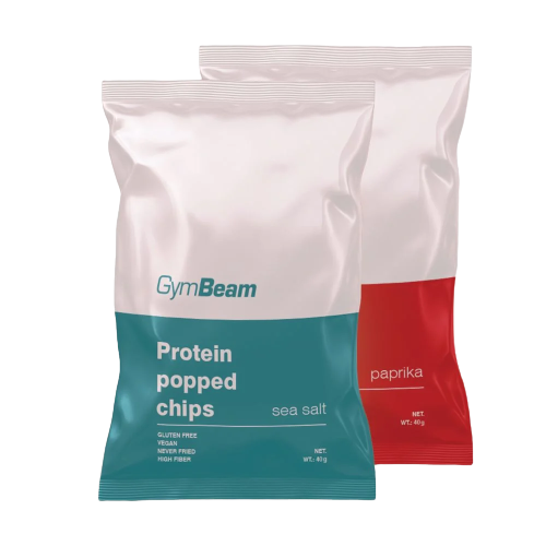 GYMBEAM Proteinové chipsy chilli and lime 40 g