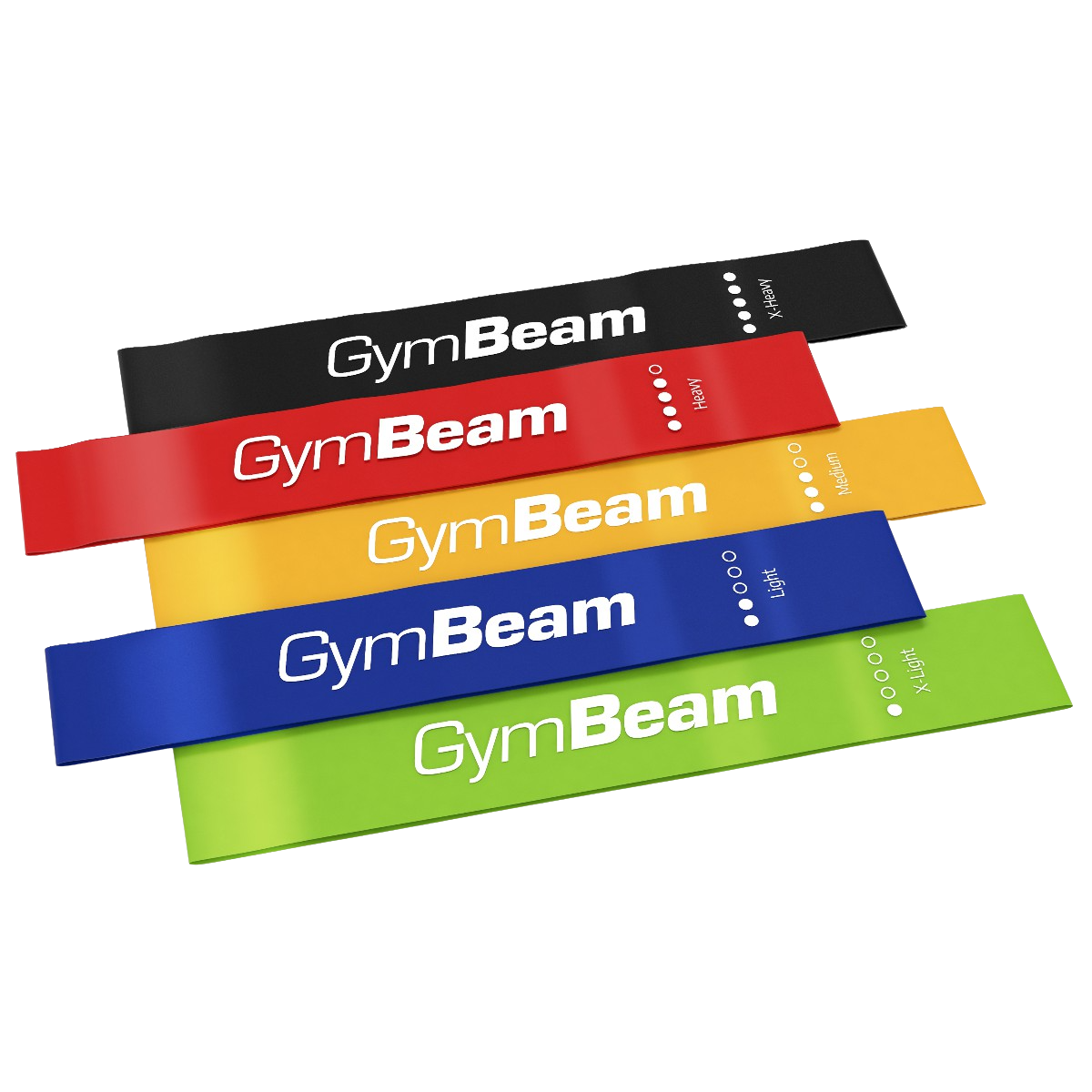 GYMBEAM Set posilovacích gum Resistance 5 ks