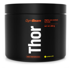 GYMBEAM Thor předtréninkový stimulant citrón limetka  210 g
