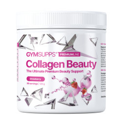 Gymsupps Akce 1+1 Collagen Beauty 120g - jahoda