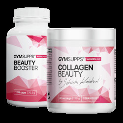 Gymsupps Collagen Beauty by @sabina.karaskovaa 120g + Beauty Booster 100cps