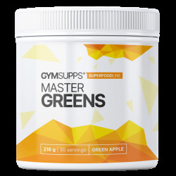 Gymsupps Master Greens zelené jablko
