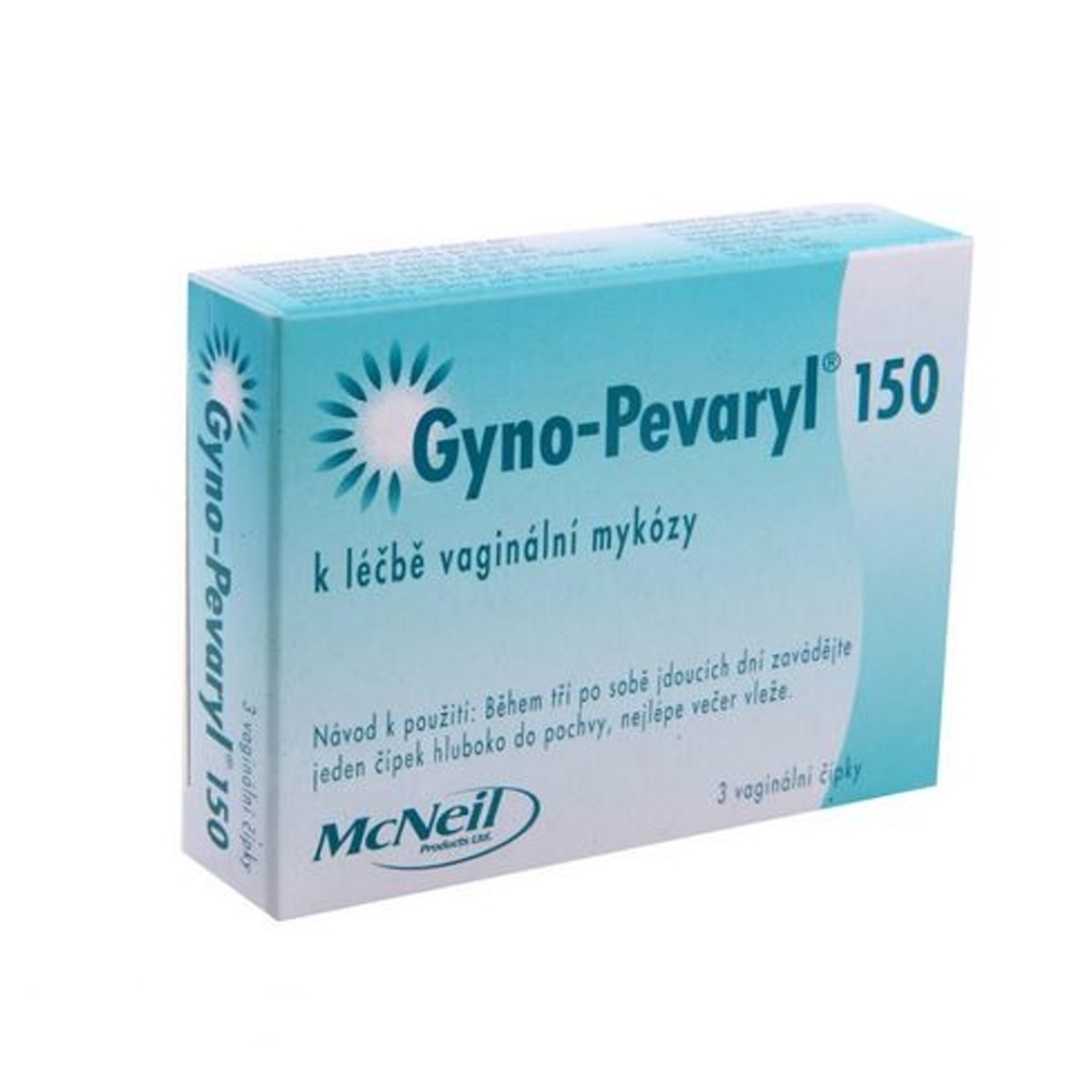 GYNO-PEVARYL 150 čípky 3 kusy