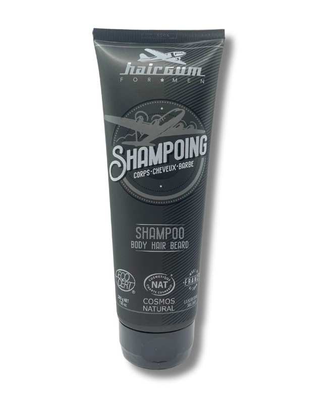 HAIRGUM FOR MEN Přírodní šampon 3v1 na vlasy, vousy a tělo 200 g