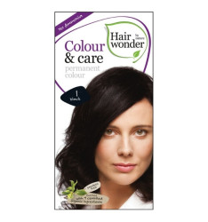 Hairwonder Colour&Care 1 Černá barva na vlasy 100 ml