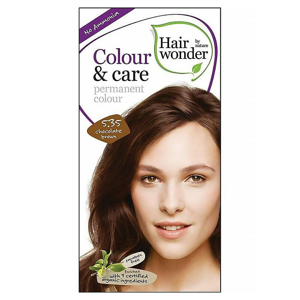 HAIRWONDER Dlouhotrvající barva BIO – čokoládová hnědá 5.35 – 100 ml