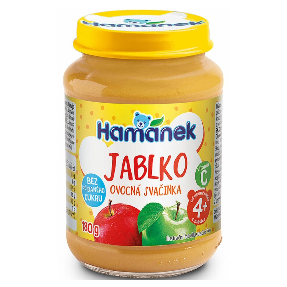 HAMÁNEK Jablko neslazená 4m+ 180 g
