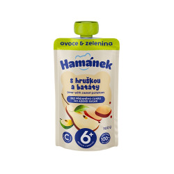 HAMÁNEK Jablko s hruškou a batáty 6m+ 100 g