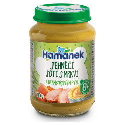 HAMÁNEK Jehněčí soté s mrkví a bramborovým pyré 6m+ 190 g