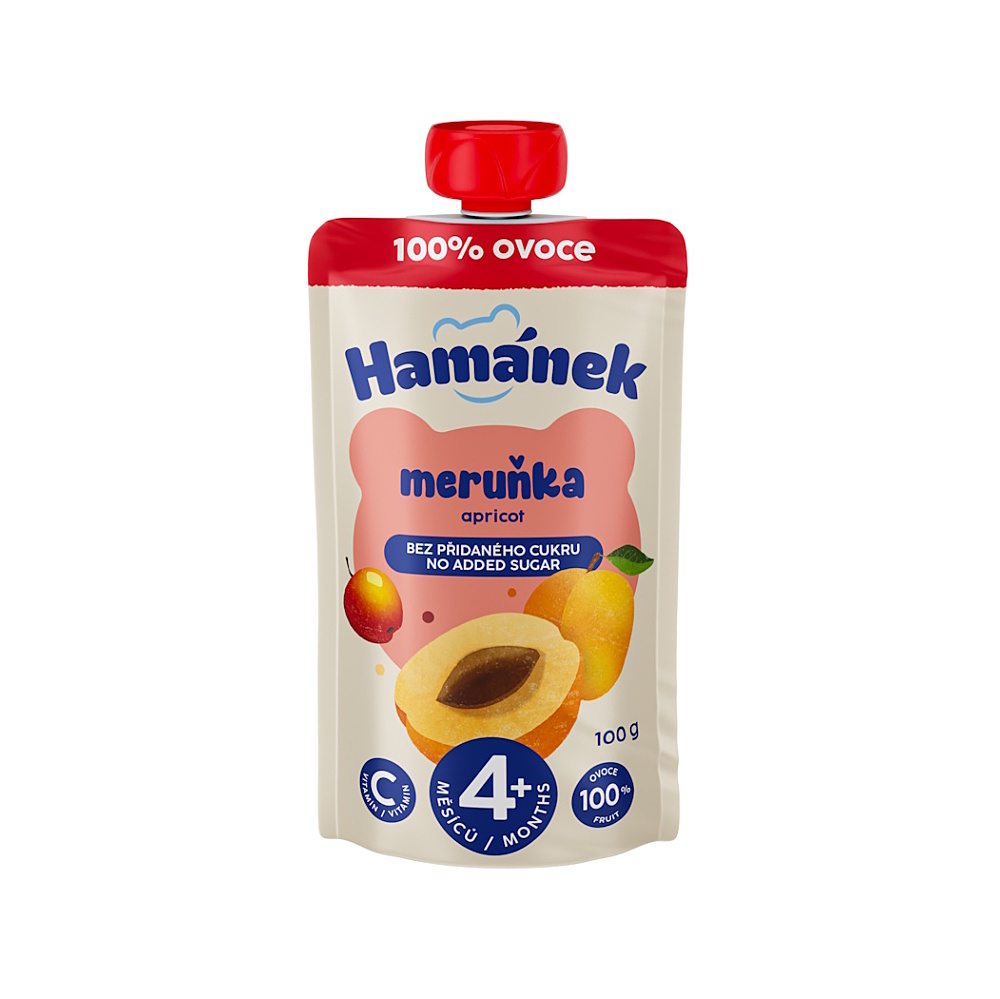 HAMÁNEK Meruňka a jablko 4m+ 100 g
