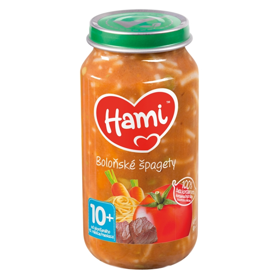 HAMI Boloňské špagety od 10.měsíce 250 g