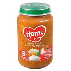 HAMI Krémové rizoto s mořskou treskou od 8. měsíce 200 g