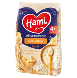 HAMI Mléčná kaše rýžová banánová na Dobrou noc 4m+ 210 g