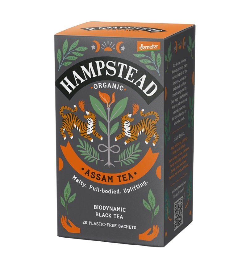 Hampstead Tea BIO Černý čaj Assam 20x2 g