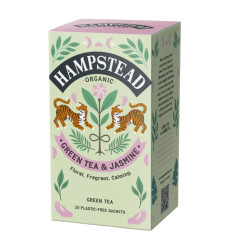 Hampstead Tea BIO Zelený čaj s jasmínem a bergamotem 20x2 g