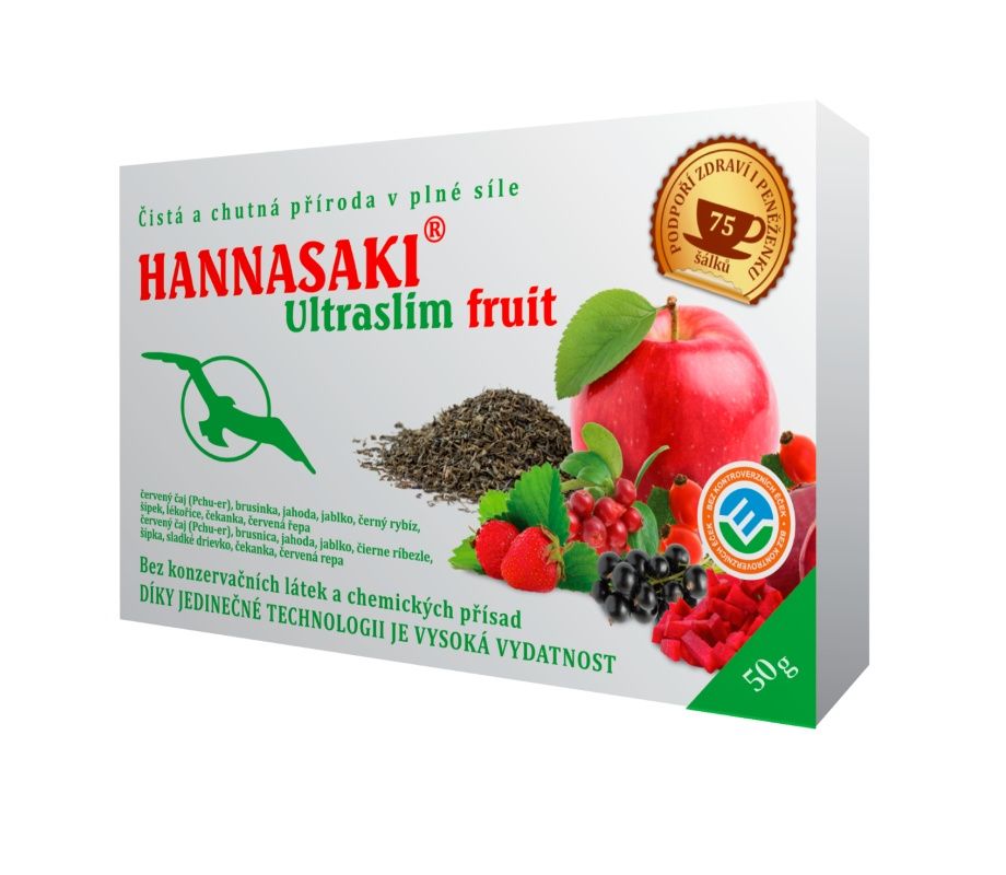 Hannasaki Ultraslim Fruit sypaný čaj 50 g