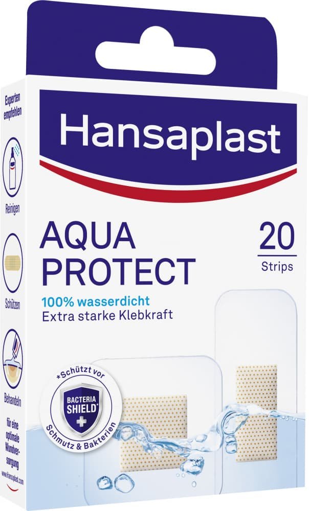 HANSAPLAST Aqua Protect vodotěsná náplast 20 ks