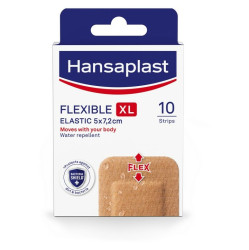 HANSAPLAST Flexible XL elastická náplast 10 kusů