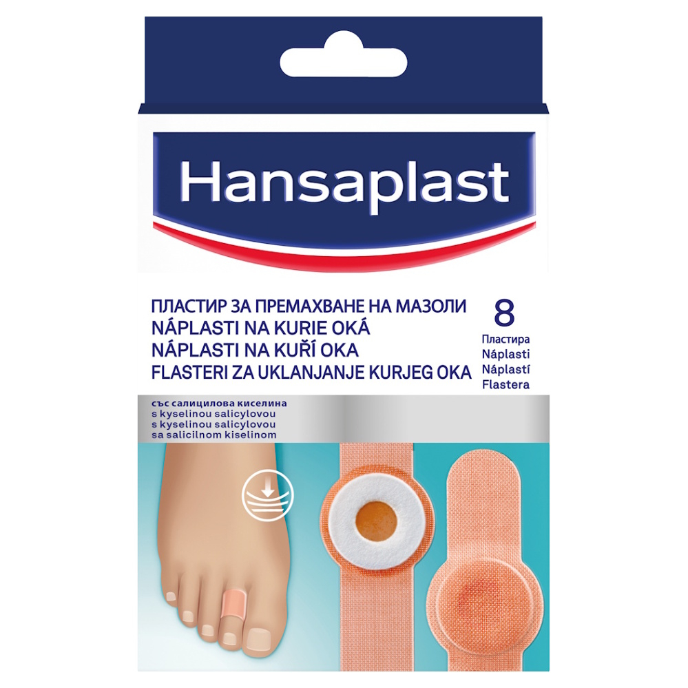 HANSAPLAST Náplast na kuří oka 8 kusů