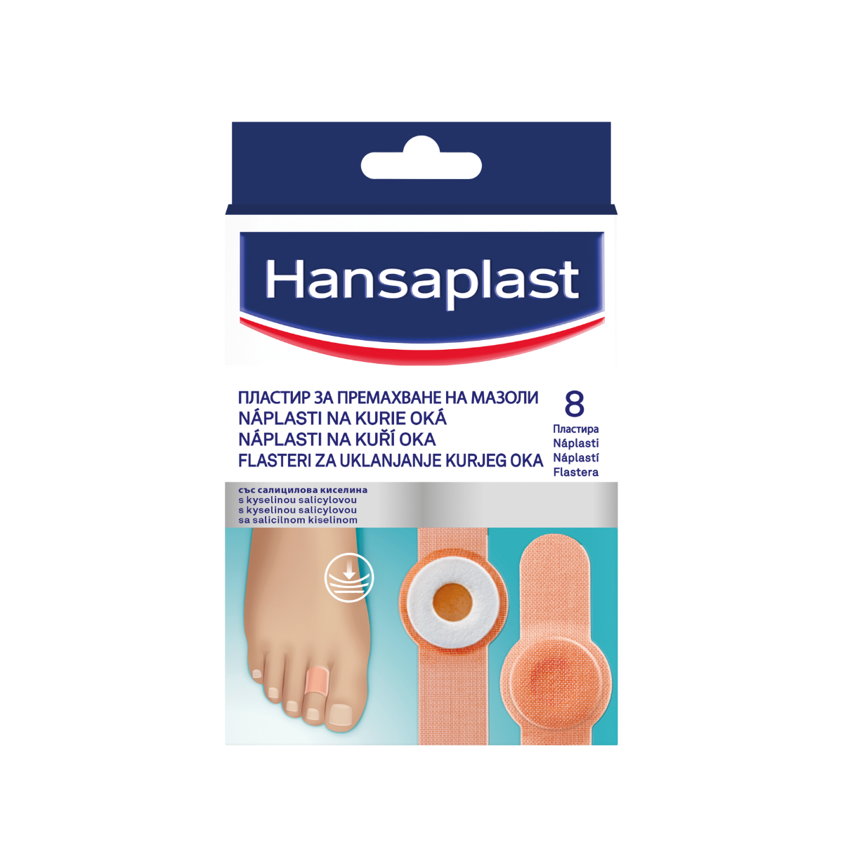 Hansaplast Náplasti na kuří oka 8 ks