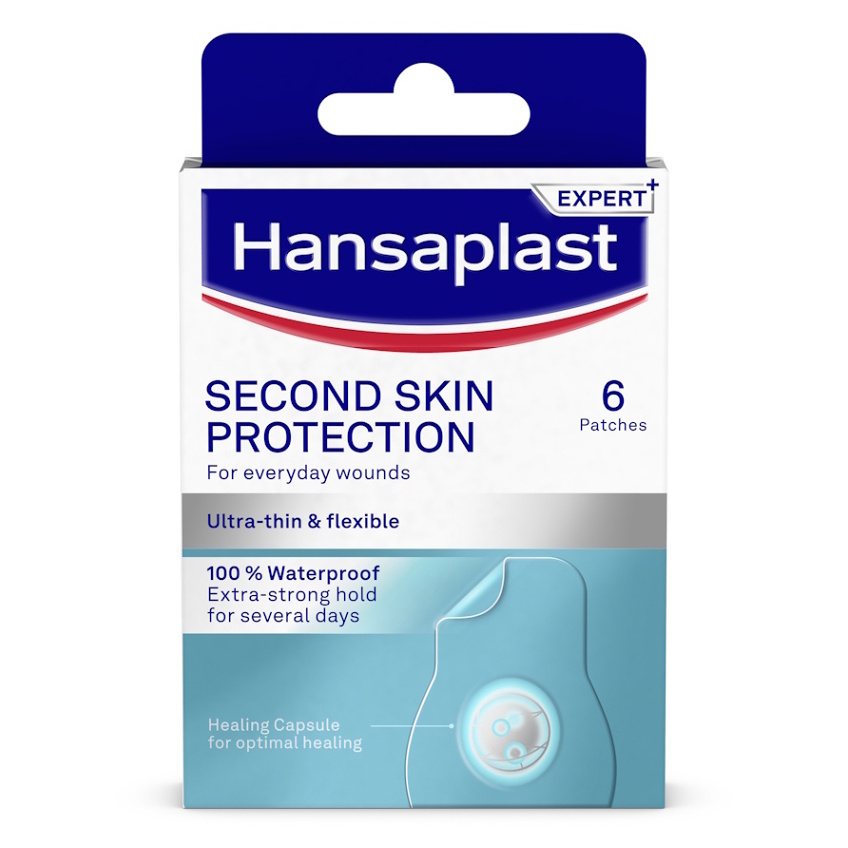 HANSAPLAST Second skin náplast hydrokoloidní 6 kusů
