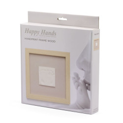 Happy Hands handprint frame Wood