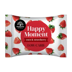 HAPPY MOMENT Kokosové kolečko s jahodami nízký obsah cukru 38 g
