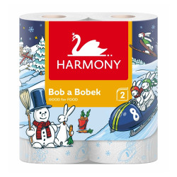 Harmony Bob a Bobek kuchyňské utěrky zimní edice 2 role