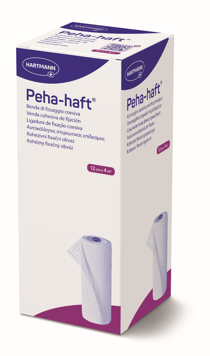 Hartmann PEHA-HAFT Obinadlo fixační kohesivní 12 cm x 4 m bílé