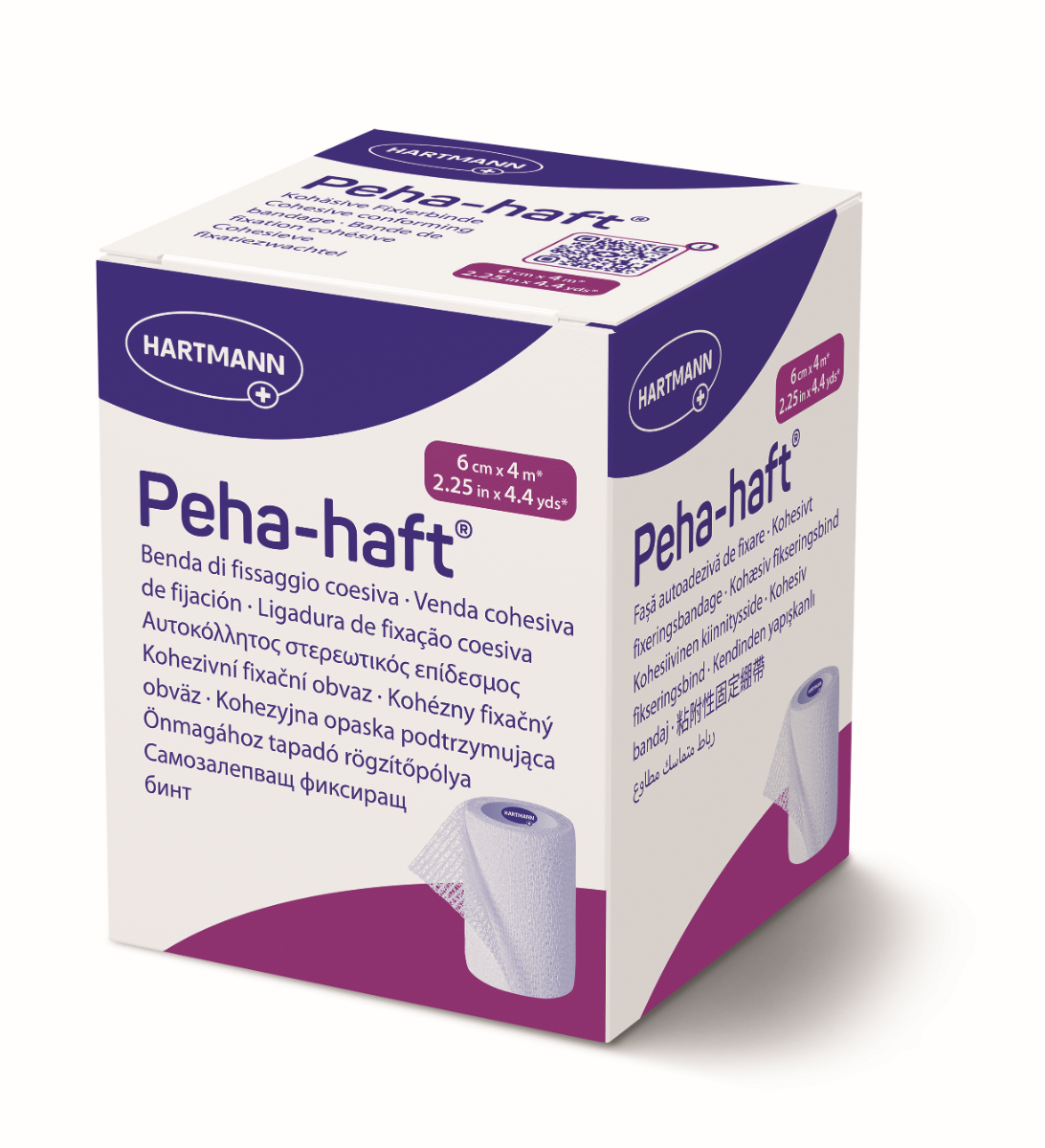 Hartmann PEHA-HAFT Obinadlo fixační kohesivní 6 cm x 4 m bílé