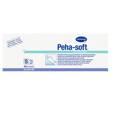 HARTMANN Peha-Soft Rukavice vyšetřovací NITRILE bílé bez pudru nesterilní M 100 ks