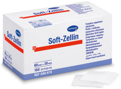 HARTMANN Tampon Soft-Zellin impreg. s alkoholem 100 ks