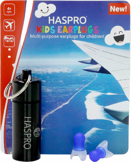 HASPRO Fly dětské špunty do uší do letadla 2 ks