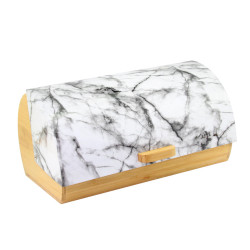 Haus Roland Chlebník, s bambusem, mramorový design, bílý